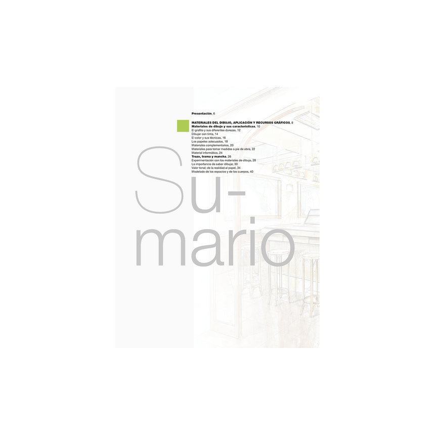 DIBUJO A MANO ALZADA PARA DISEÑADORES DE INTERIORES