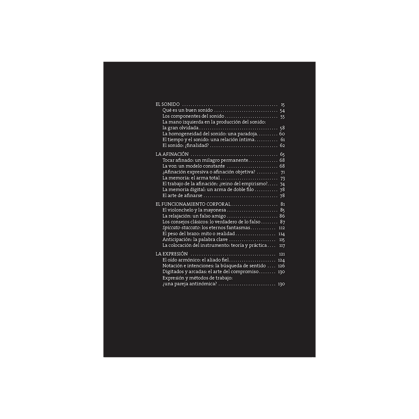 DEL MÚSICO EN GENERAL... AL VIOLONCHELISTA EN PARTICULAR